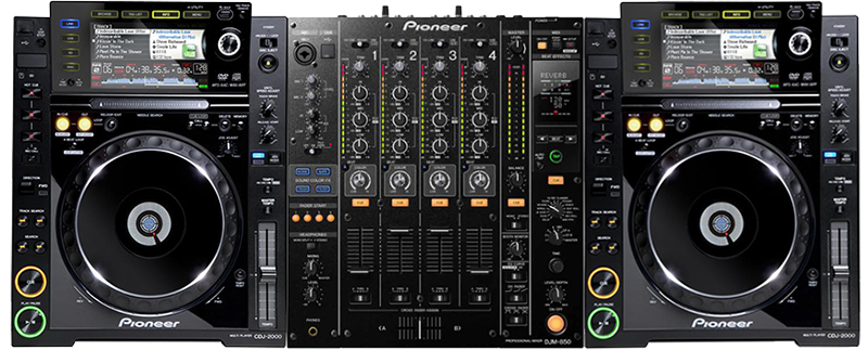 Предлагаем в аренду DJ комплект PIONEER Djm-850 + 2шт Cdj-2000