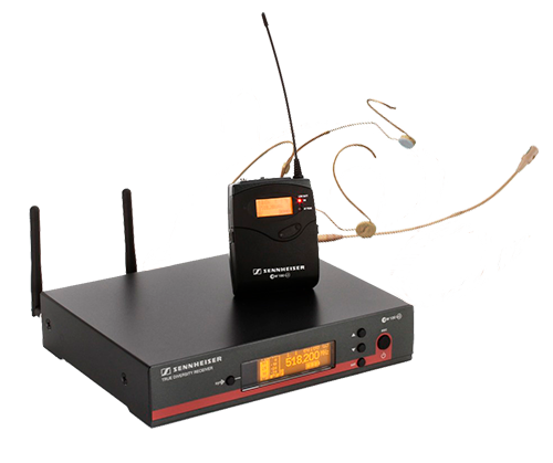 Аренда радио-микрофона с гарнитурой Sennheiser G3 EW100 / HSP4