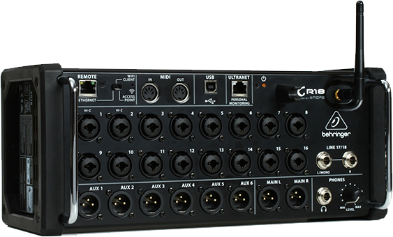 Аренда звукового микшера Behringer XR-18