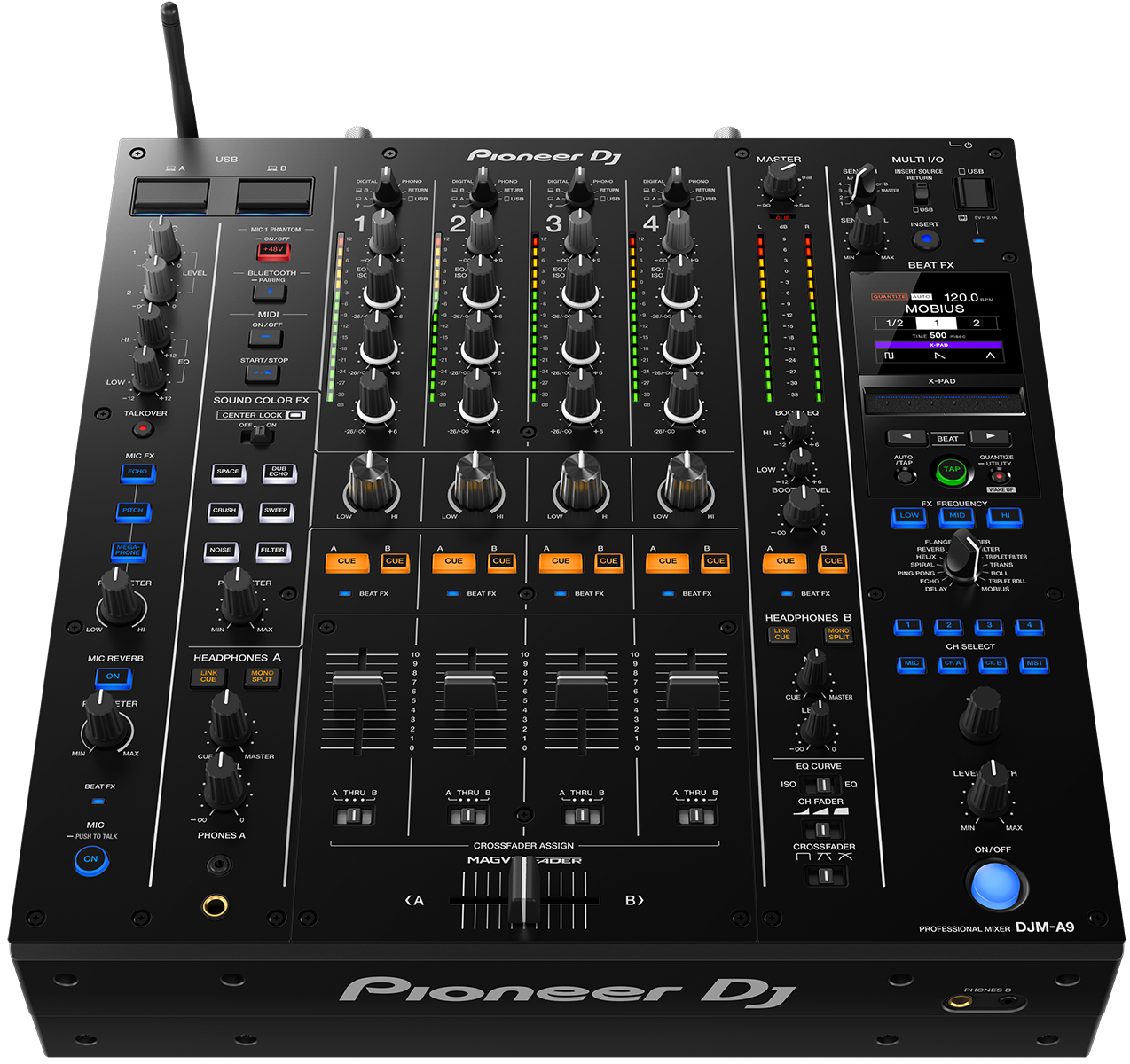 Профессиональный 4-канальный DJ-микшер Pioneer DJM-A9